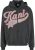 Karl Kani Sweatvest  donkergrijs / rood / wit