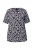 Ulla Popken Shirt  zwart / wit