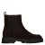 Manfield suède chelsea boots met profielzool – bruin