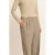 Expresso straight leg broek met wol – taupe