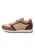 WODEN Sneakers laag ‘Ronja’  bruin / cappuccino / donkerbruin / oranje