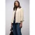 Street One Dames Lange corduroy overhemdblouse in Beige
