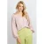 FLURESK gestreepte blouse roze