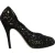 Valentino Garvani Laser Cut Pumps 115 in zwart suède