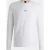 BOSS Orange T-shirt lange mouw Wit TChark 10242929 01 50473286/100