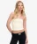 Athletic Essentials Bandeau Top Slanke Pasvorm White