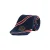 WE Fashion gestreepte stropdas donkerblauw