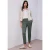 Street One Dames Casual fit chino’s in een zachte stof in Groen