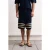 Heren Gestreepte Katoenen Jersey Shorts