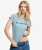 Company Logo Sequin T-shirt Slanke Pasvorm Blue