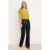 TRENDYOLMİLLA Dames Groen Effen Lang Oversized T-shirts