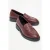 Bree Platform Penny Leren Loafer Dames
