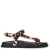 Sacha – Dames – Cow print leren sandalen –