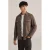 WE Fashion geruit overshirt bruin