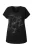 Ulla Popken Shirt  zwart / zilver