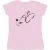 Disney Dames/Dames Minnie Mouse Neus omhoog Katoenen T-shirt (Baby Roze)