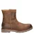 Nelson leren enkelboots met profielzool – cognac