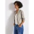 Street One Dames Blouson in een gemêleerde look in Beige