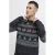 JACK & JONES kersttrui gebreid zwart
