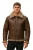 Heren Bruine B3 WW2 Schapenvacht Leren Vliegeniersjas – Paars