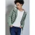 Street One Dames Jacke mit abnehmbarer Kapuze in Groen