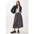 Hoge Taille Midi Rok met Knoopsluiting