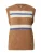 OBJECT Gebreide bodywarmer ‘OBJGALIA’  beige / blauw / lichtbruin