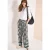 Cecil Dames Broek met wijde pijpen in Loose Fit met print in Groen