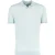 v-hals poloshirt Thomas Maine lichtblauw merinowol