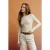 Slim Fit Bootlace Lange Mouwen Blouse