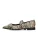 POSH by Poelman Ballerina met riempjes  beige / zwart