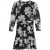 Ted Baker Carmel Mini-jurk Met Geplooide Schouders En Mesh In Zwart