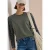 Shirt met lange mouwen, ronde hals en luipaardprintdetails