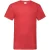 Fruit of the Loom Heren Valueweight V Neck T-shirt (Rood)