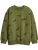 SOMETIME SOON Sweatshirt ‘Milos’  donkergroen / zwart