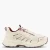 Graceland chunky imitatieleren sneakers – ecru/aubergine