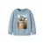 NAME IT MINI sweater met print – blauw
