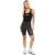 Brave Soul Dames/Dames Leren Effect Fietsshort (Zwart)