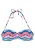 VENICE BEACH Bikinitop  blauw / pink / rood