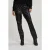 River Woods Black Vegan Leather Pants