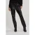River Woods Black Vegan Leather Pants