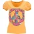 Love Moschino T-shirt met grafische print en pofmouwen in geel katoen
