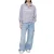 FILA Lachy Oversized Half Zip Sweater Thistle