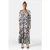 GUESS Ls Laila Maxi Dress Abstract Animalier P