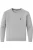 U.S. Polo Assn. Trui ronde halsgrijs, Effen