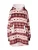 Hailys Sweatshirt ‘Co44zy’  rood / donkerrood / wit