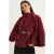 Oversized Pluche Jas met Kraag