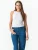 TEESHOPPEN Top ‘ Ribbed ‘  wit