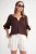 Geknoopte Mousseline Blouse