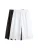 The Set Broek  chocoladebruin / wit